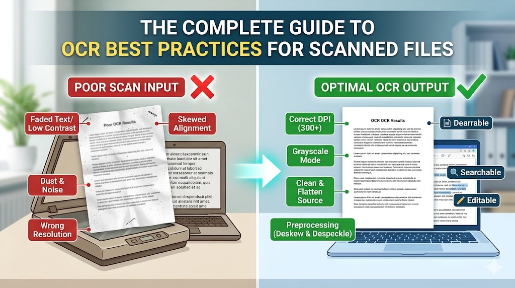 The Complete Guide to OCR Best Practices for Scanned Files