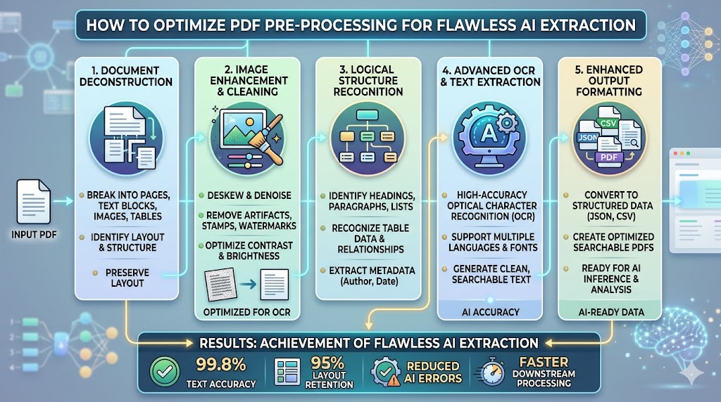 How to Optimize PDF Pre-processing for Flawless AI Extraction